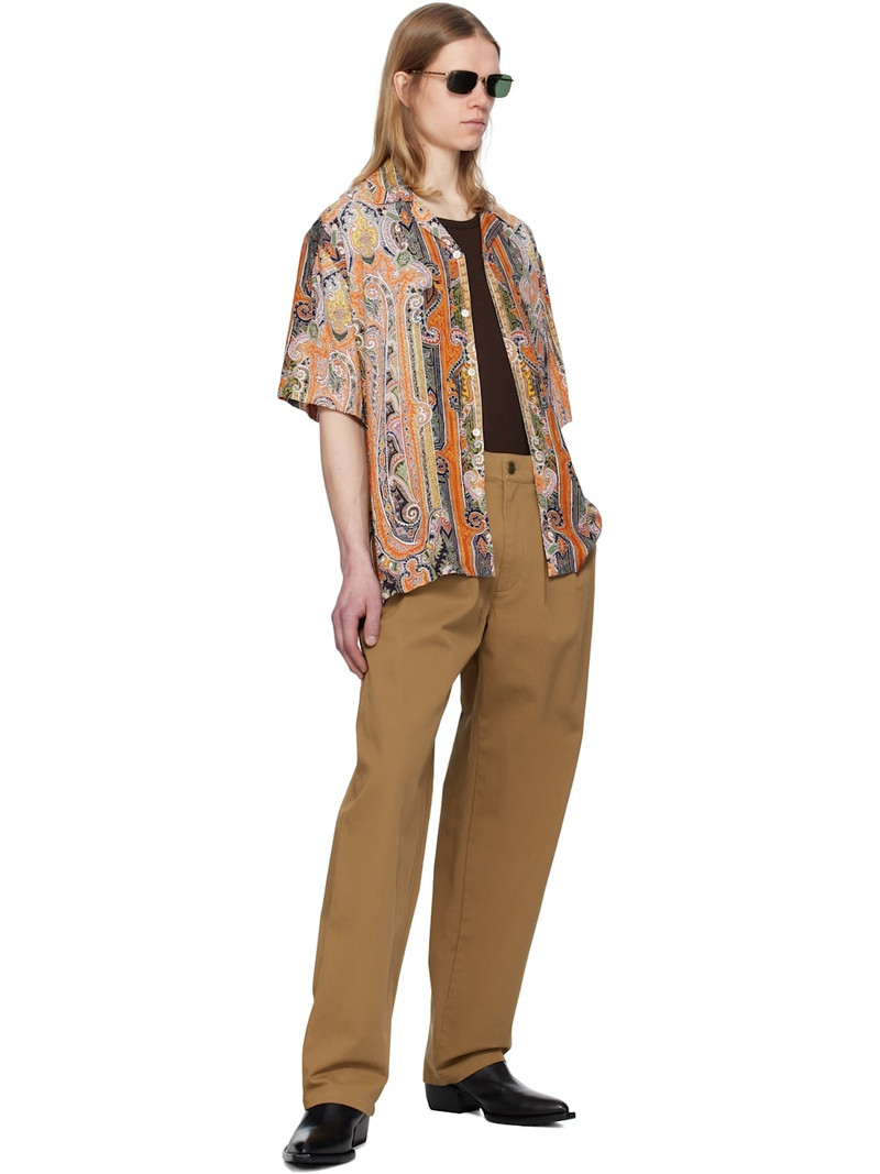 Isabel Marant Tan Kostin Trousers outlook