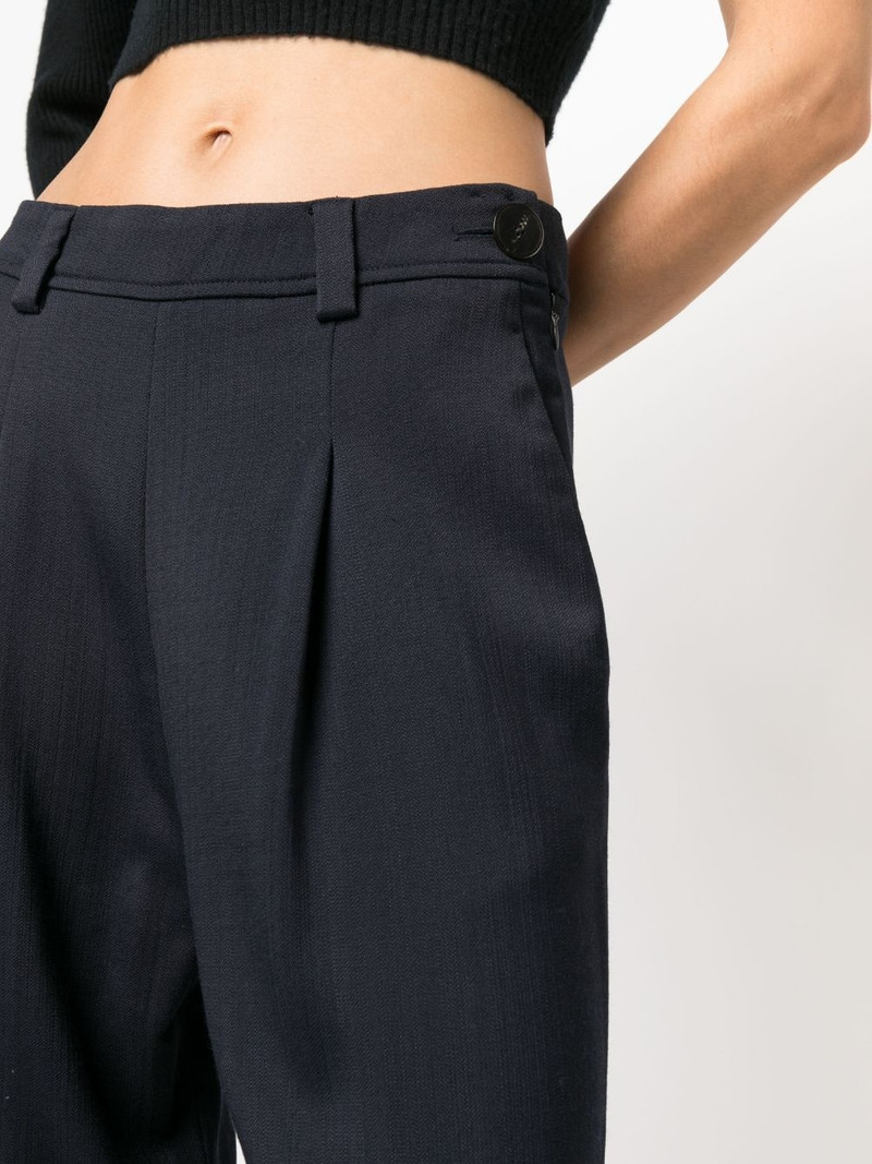wide-leg tailored-cut trousers 5