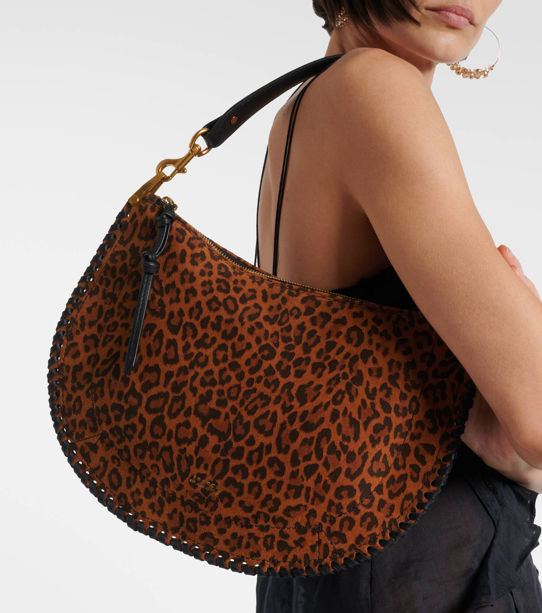 Oskan Small suede shoulder bag - 2