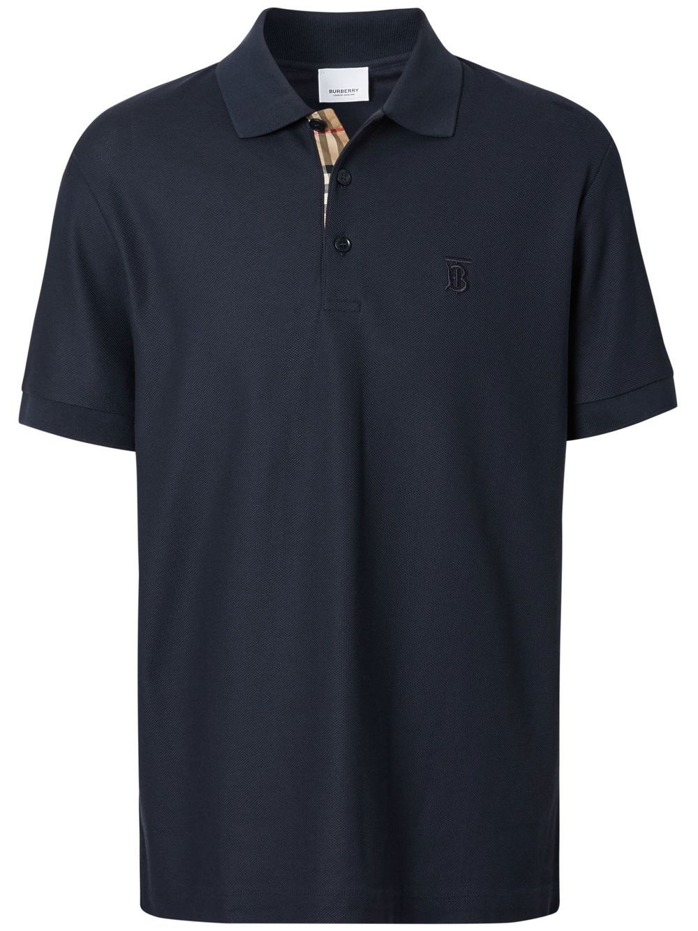 logo-embroidered polo shirt - 1