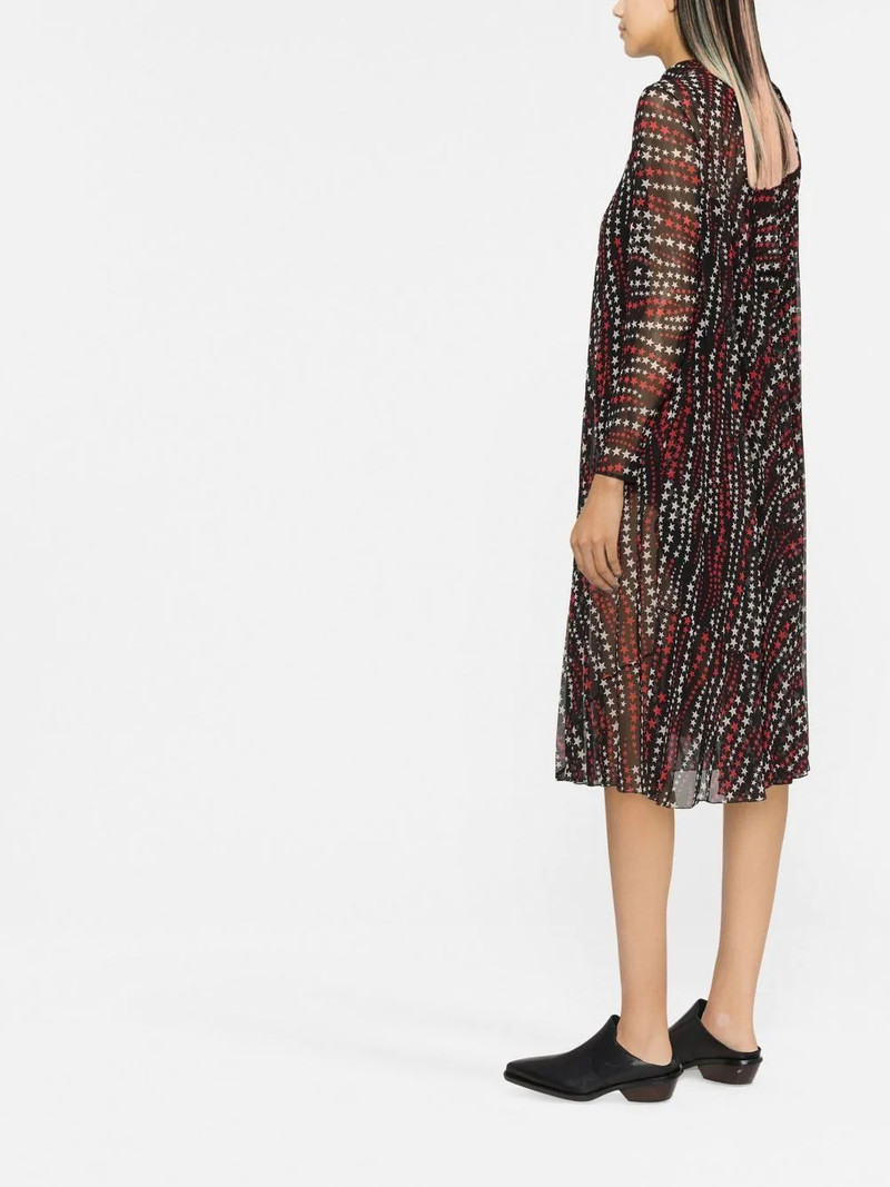 star print pleated dress 3