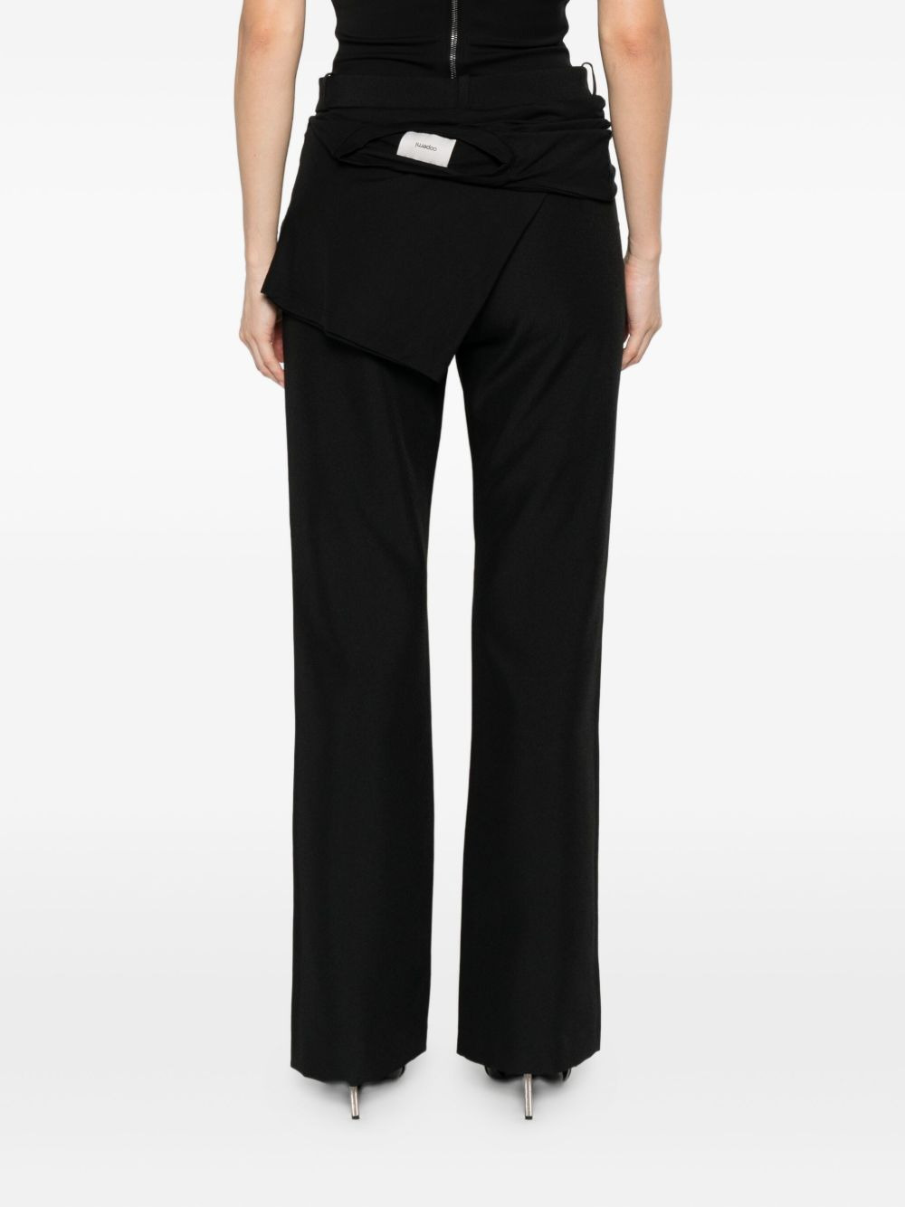 tie-waist trousers - 4