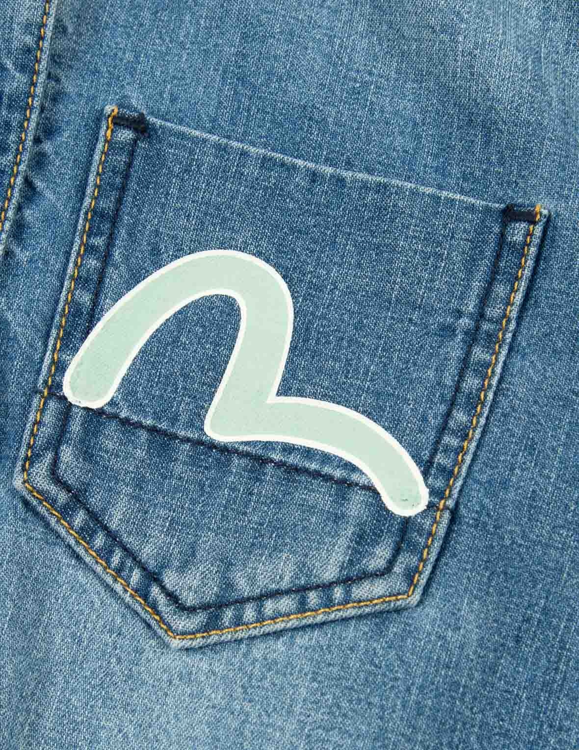 SEAGULL PRINT DENIM JUMPSUIT - 8