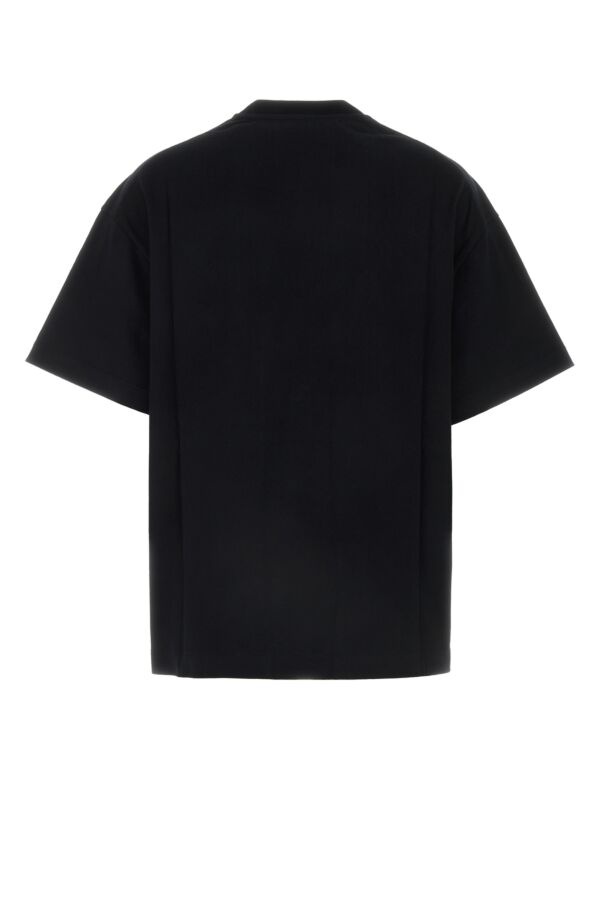 Black cotton t-shirt - 2