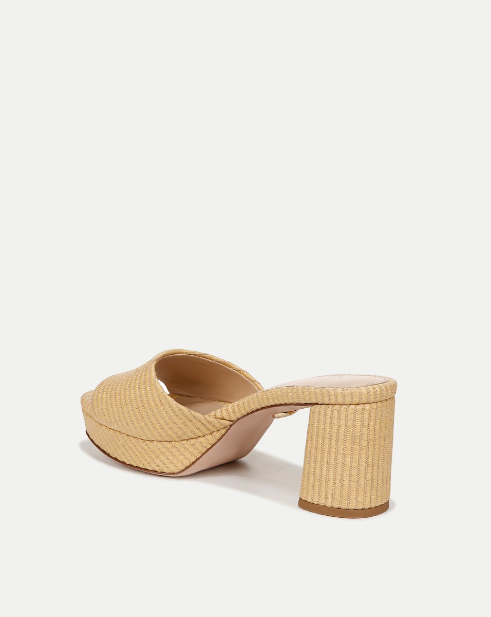 DALI RAFFIA PLATFORM SANDAL - 4