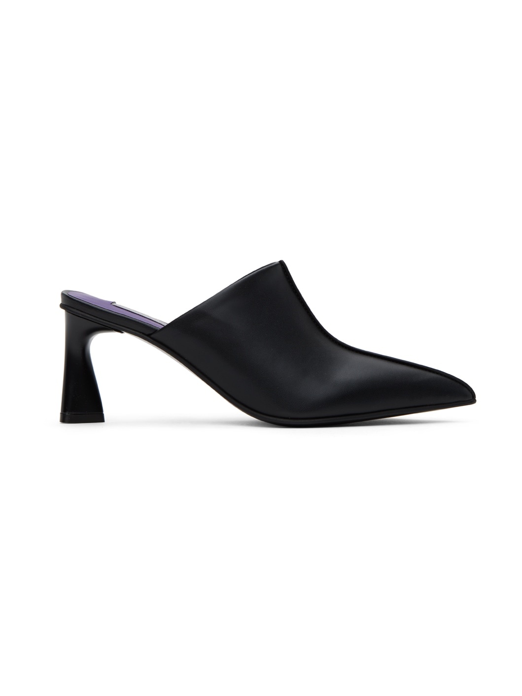 Stella McCartney Black Elsa Mules | ssense | REVERSIBLE