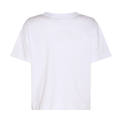 sacai white cotton t-shirt outlook