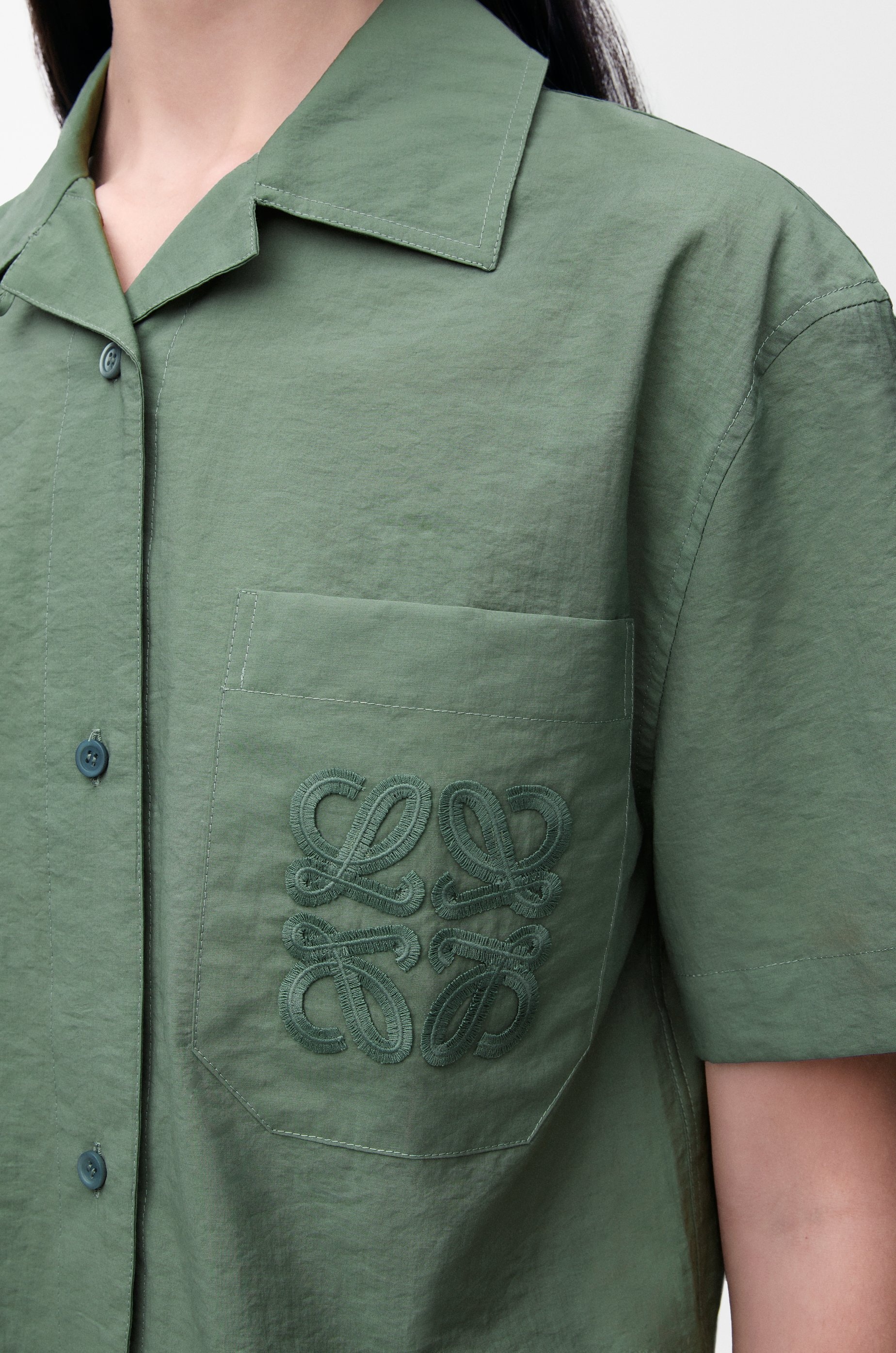Short sleeve shirt in cotton blend - 5