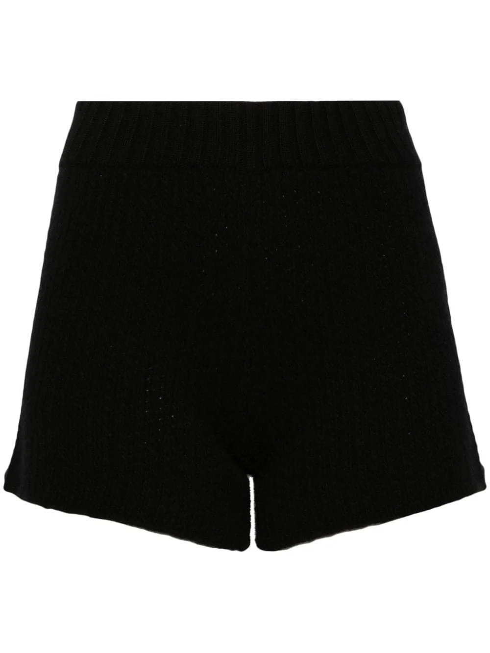 cashmere-blend knitted shorts - 1