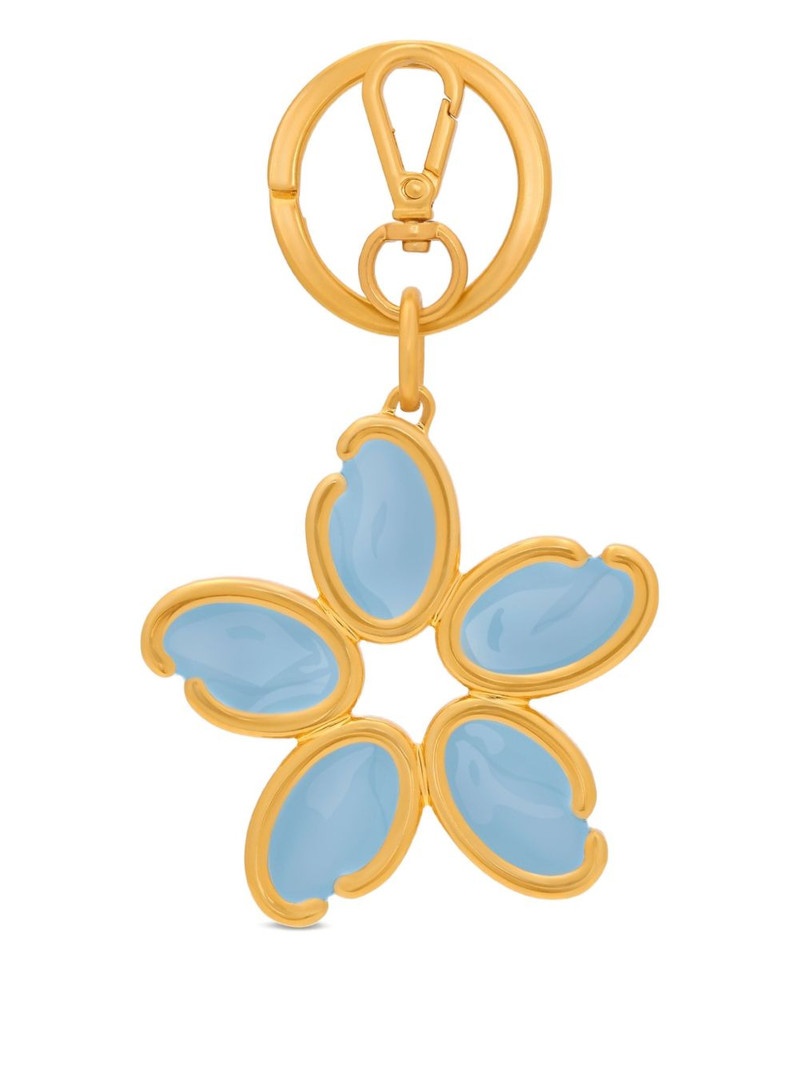 O Flower charm keyring 1