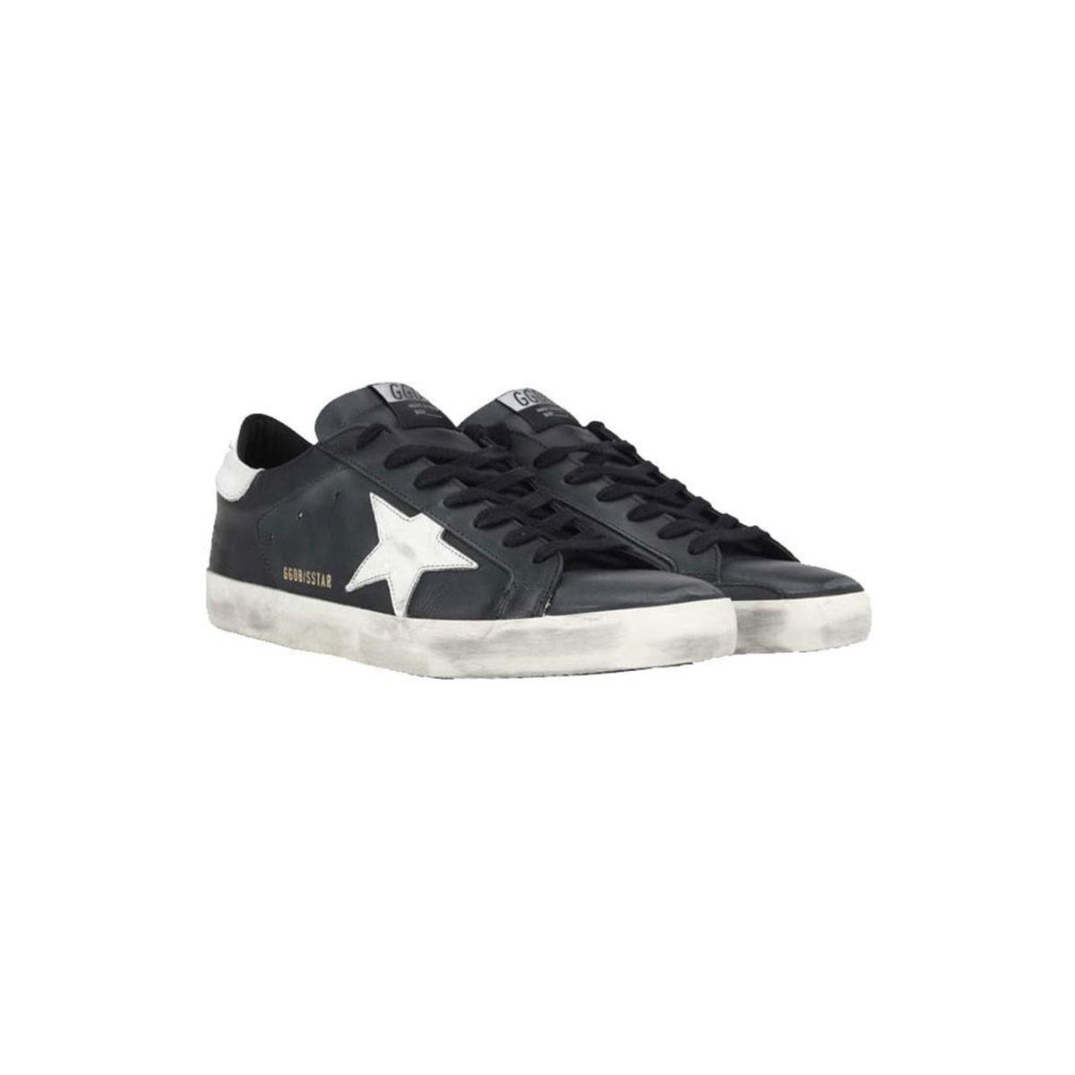 MEN'S SUPER STAR SNEAKERS (BLACK/WHITE) - 2