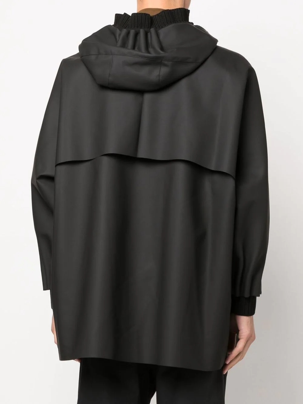 Tube Pleat raincoat - 4