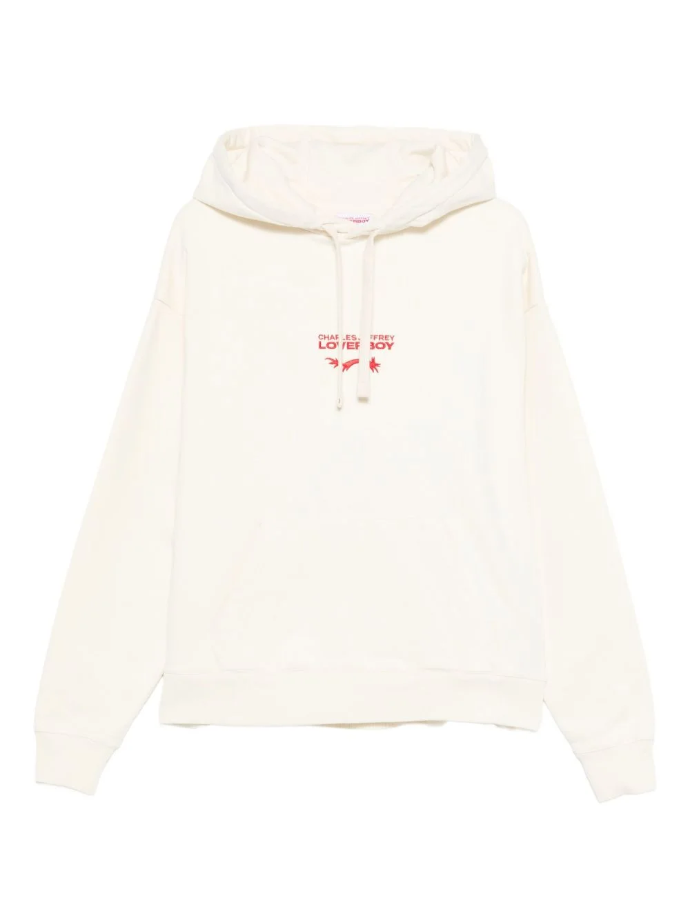 logo-embroidered hoodie - 1