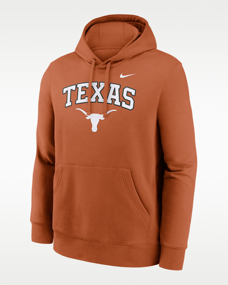 Texas Arch Men's Nike College Pullover Hoodie 1