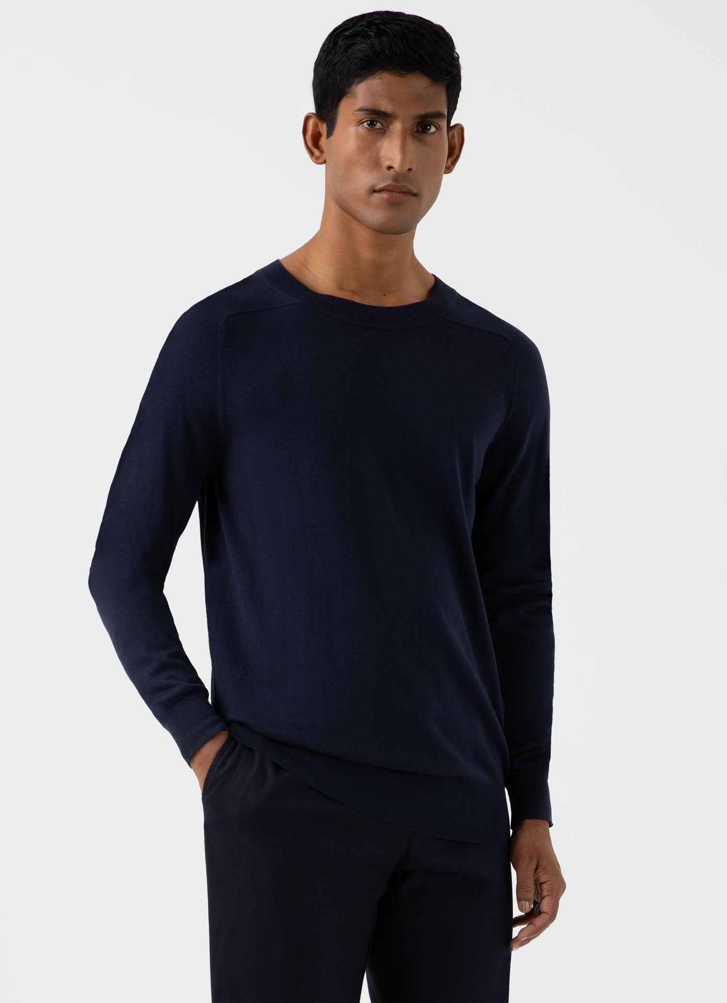 Sea Island Cashmere Crew Neck Jumper - 2