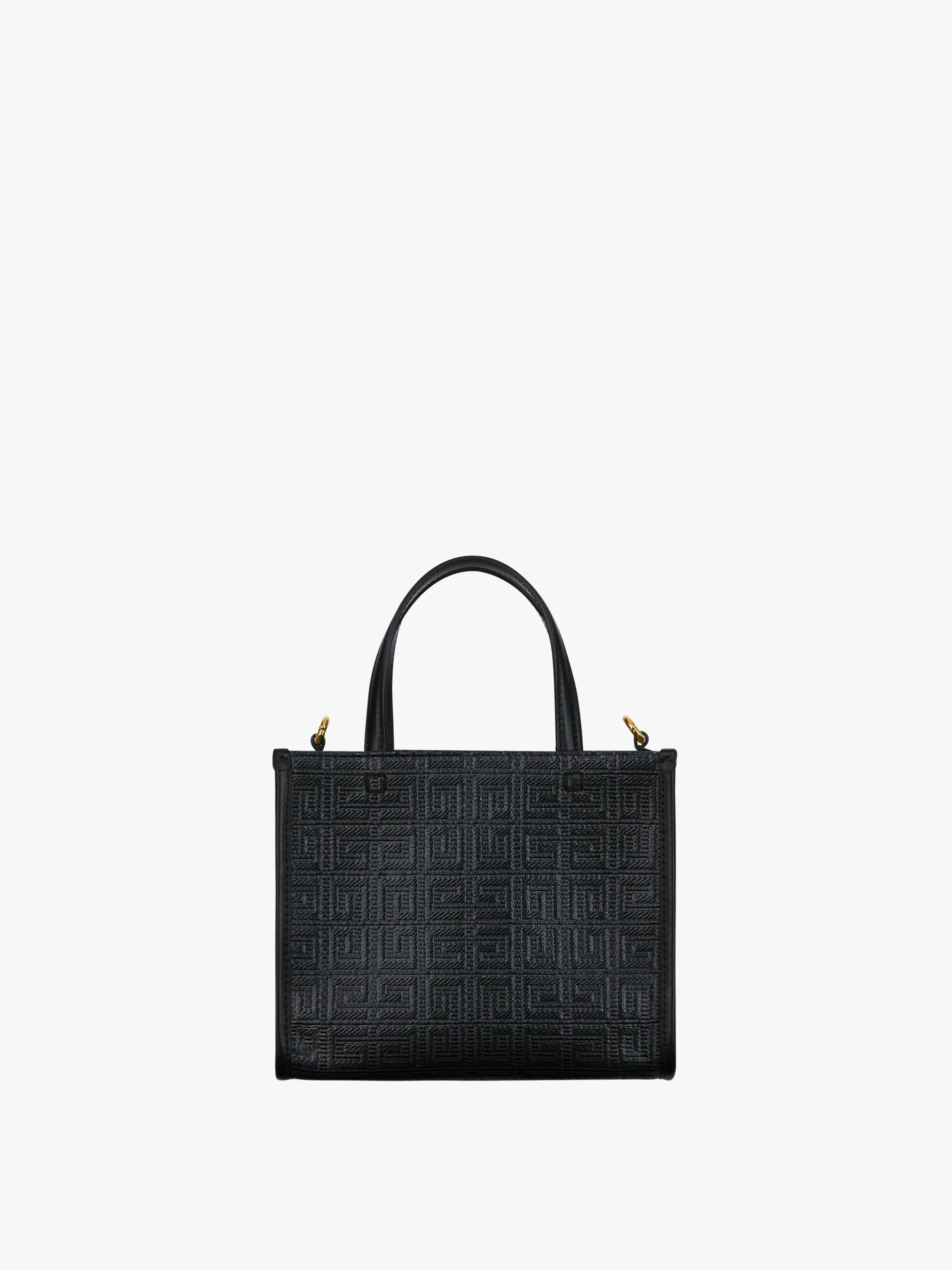 Givenchy MINI G-TOTE SHOPPING BAG IN 4G COATED CANVAS | REVERSIBLE