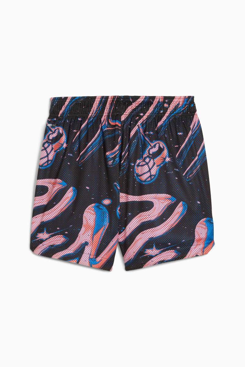 PUMA Cherry On Top Women's All-Over Print Mesh Basketball Shorts outlook