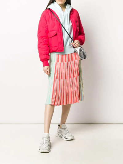 KENZO disjointed lines knitted skirt outlook