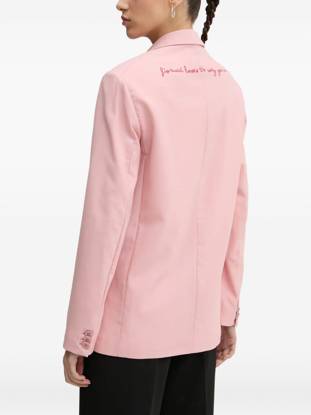 Popsicle embroidered wool blazer - 3