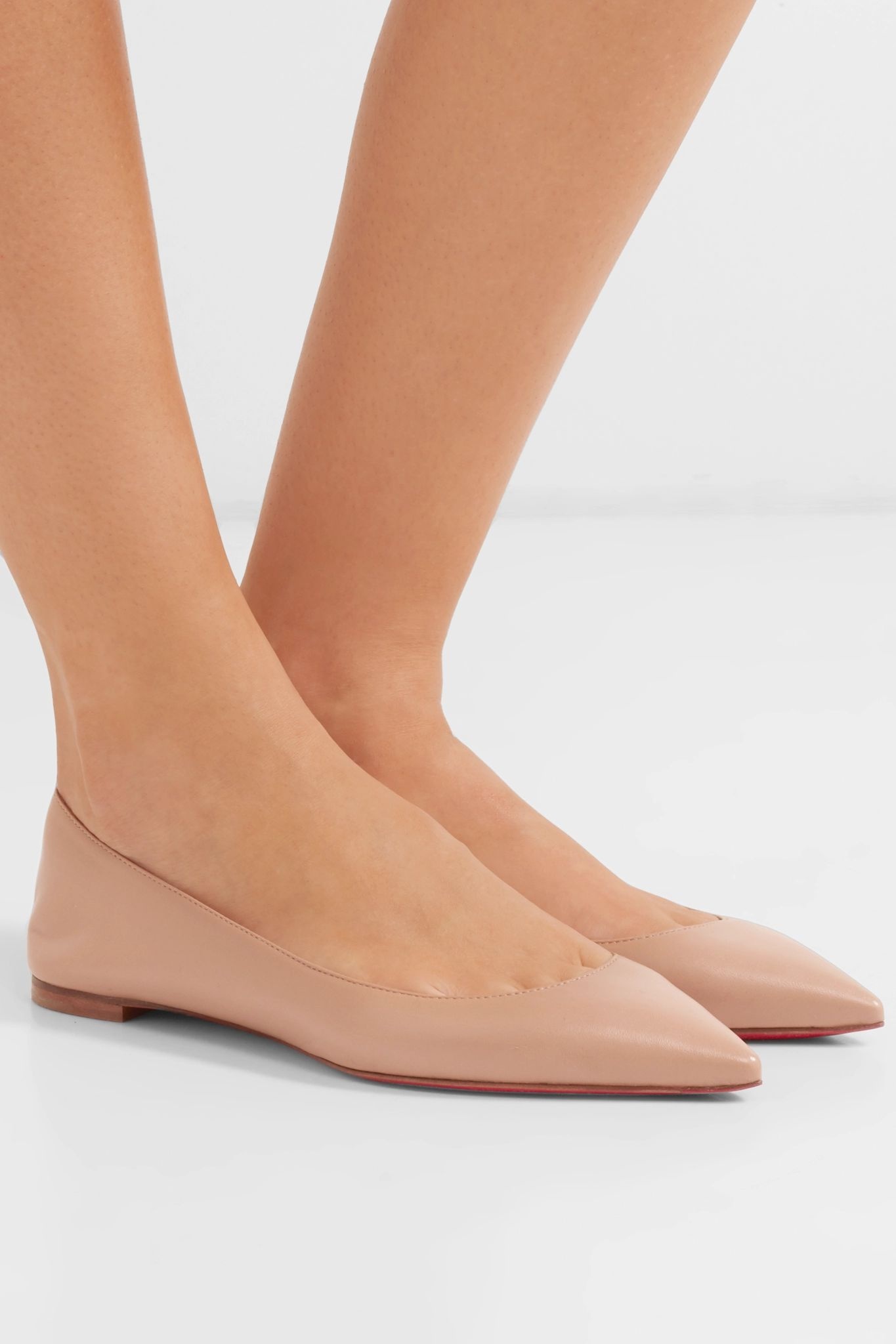 Ballalla leather point-toe flats - 2