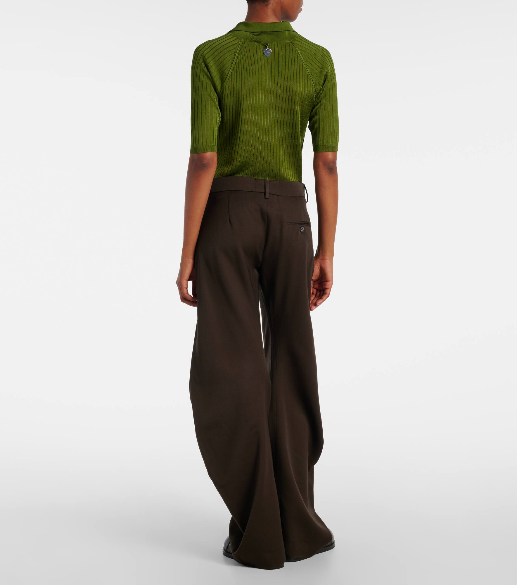 Patty wool wide-leg pants - 3