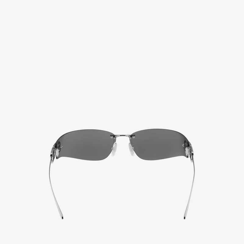 BALENCIAGA Women's Gossip D-frame Sunglasses in Silver outlook