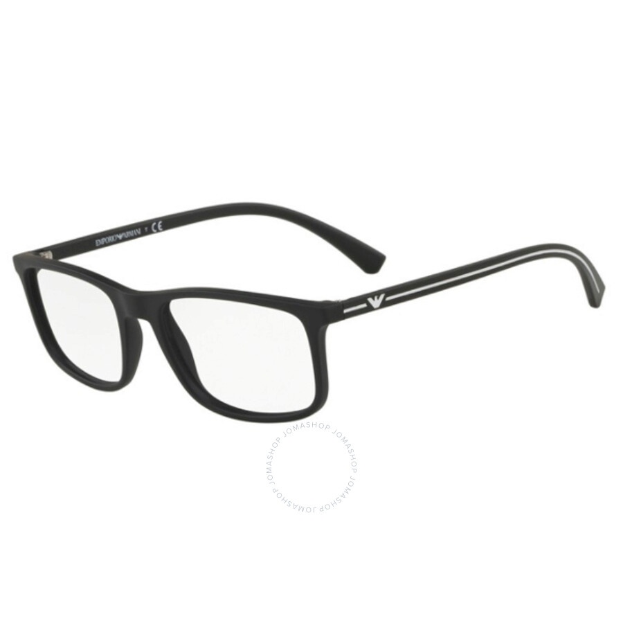 Emporio Armani Demo Rectangular Men's Eyeglasses EA3135 5692 53 - 1