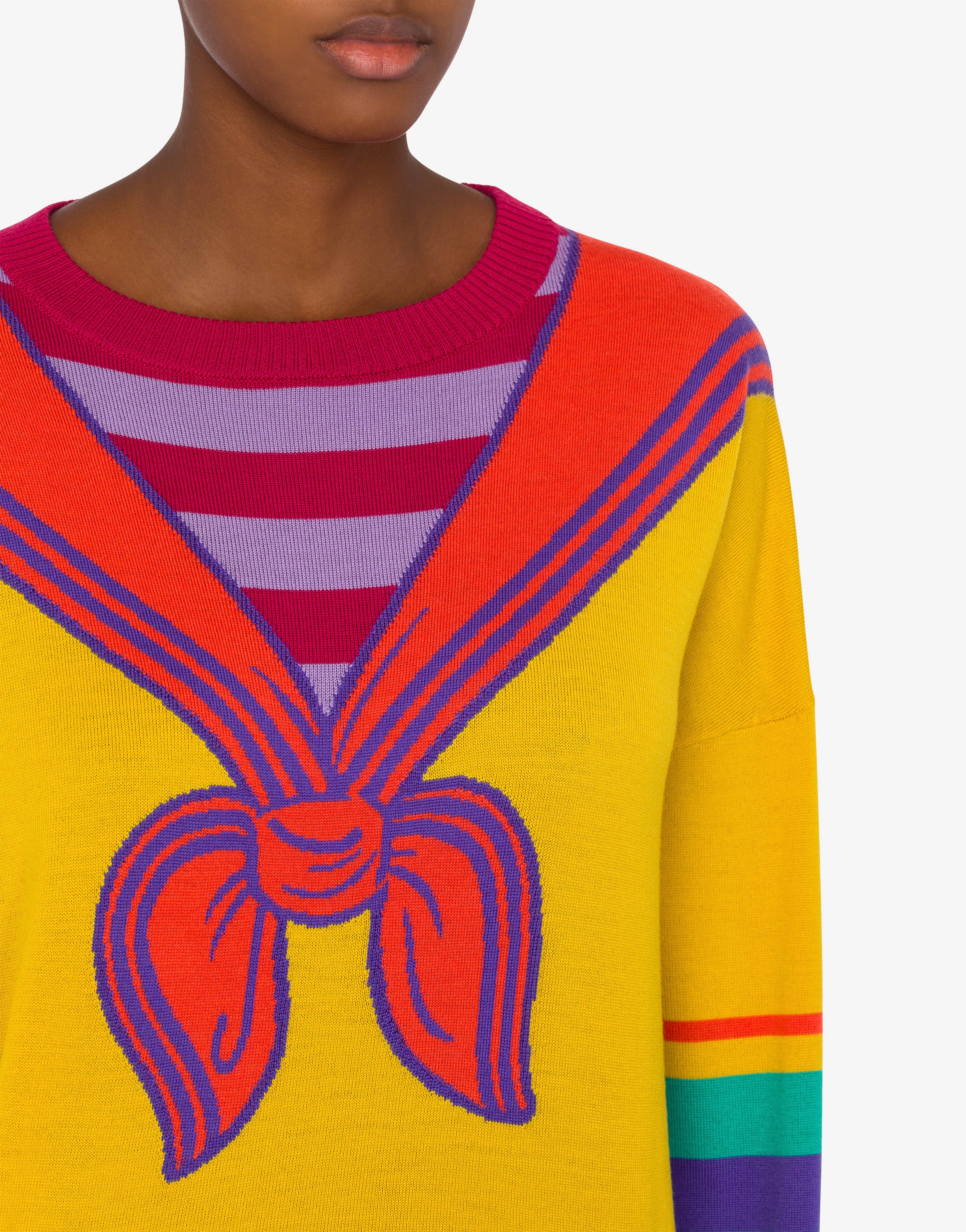 TROMPE L'OEIL WOOL JUMPER - 4