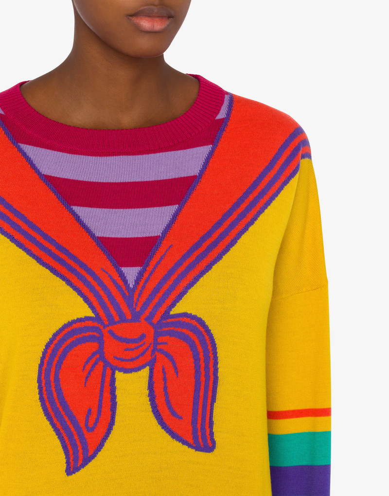 TROMPE L'OEIL WOOL JUMPER 4