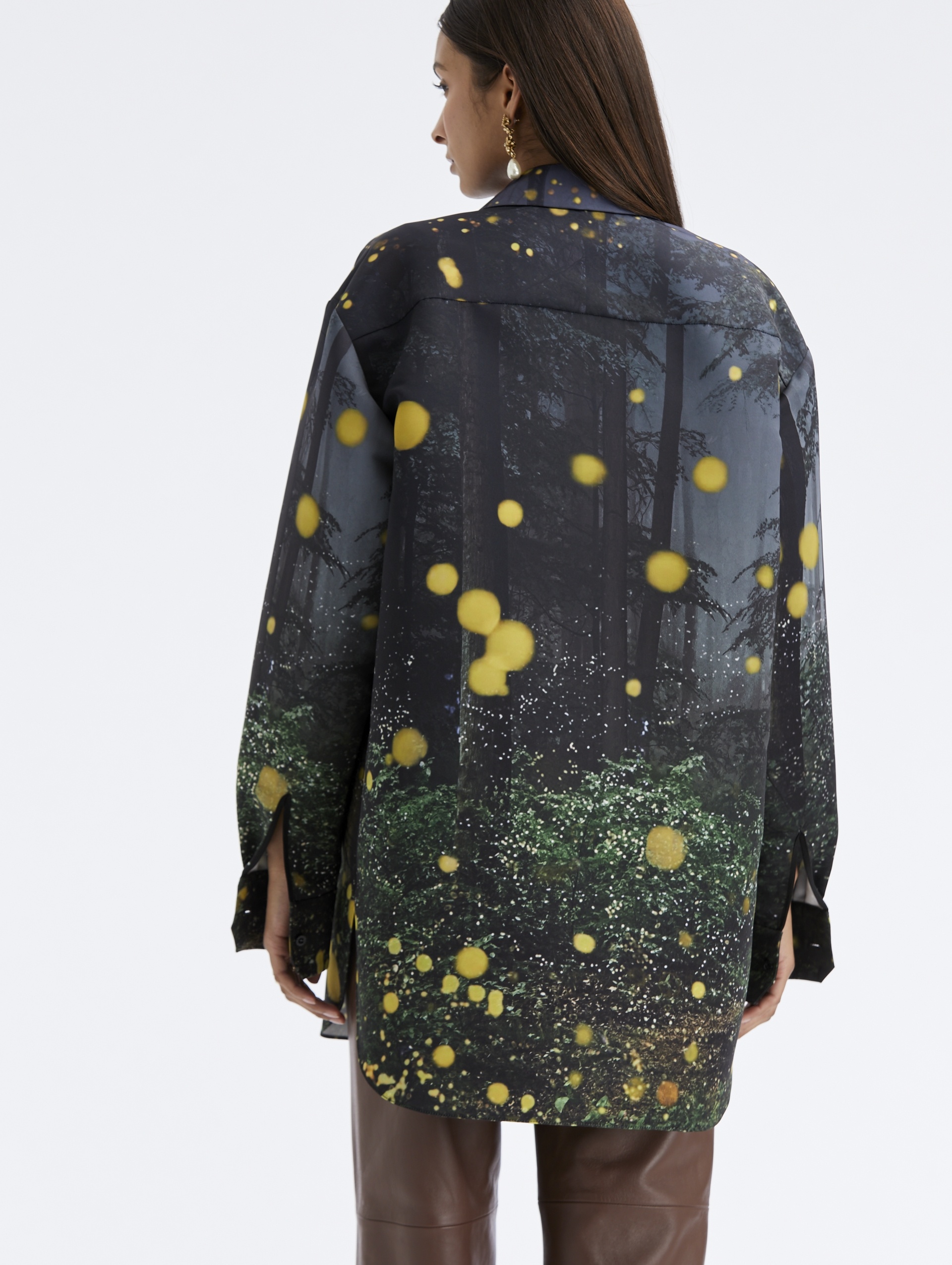 FIREFLY OVERSIZED COTTON BLOUSE - 3