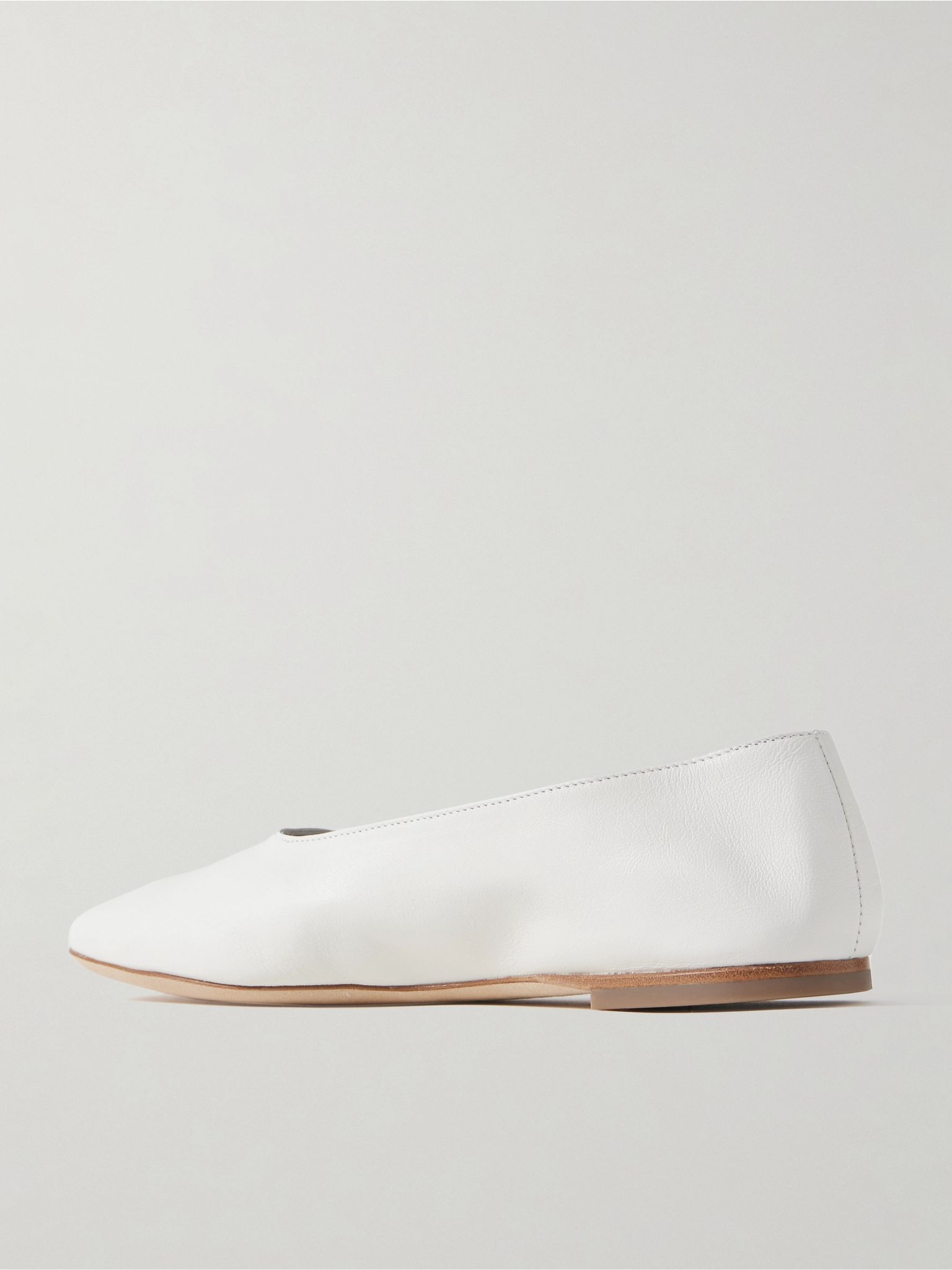 Alba leather ballet flats White - 3
