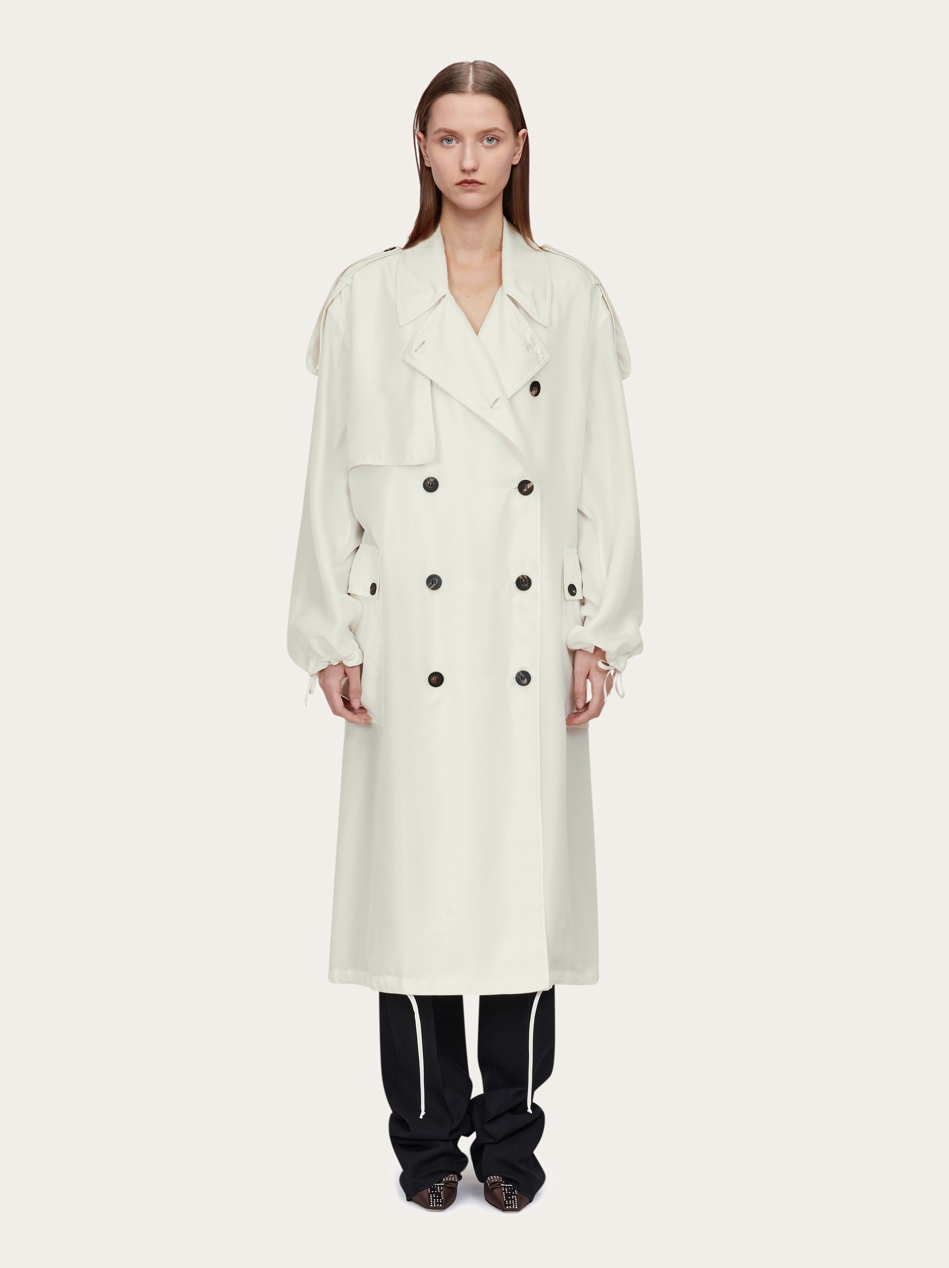 Habotai silk trench - 2