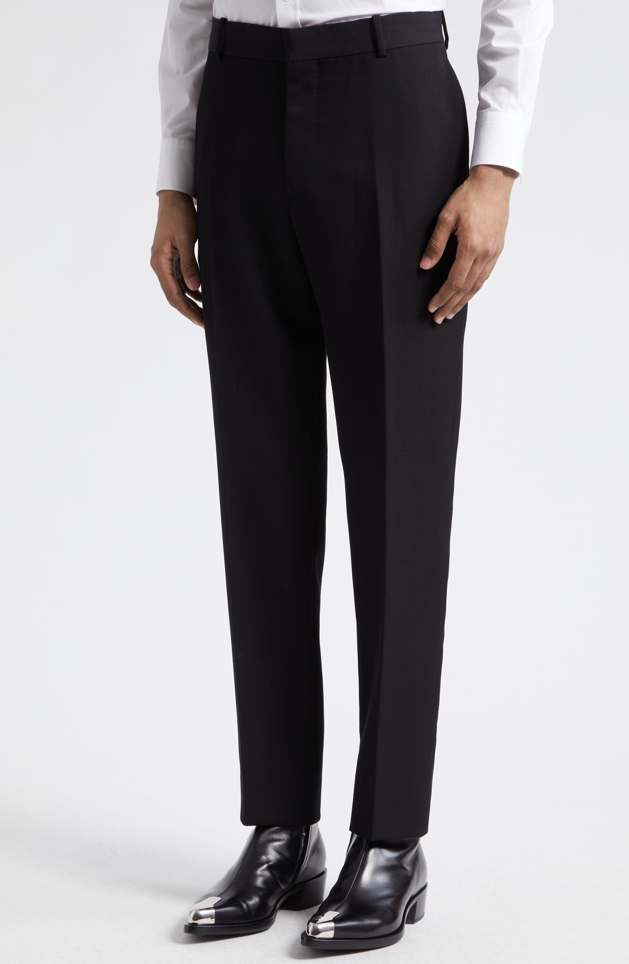 Wool Cigarette Pants - 4