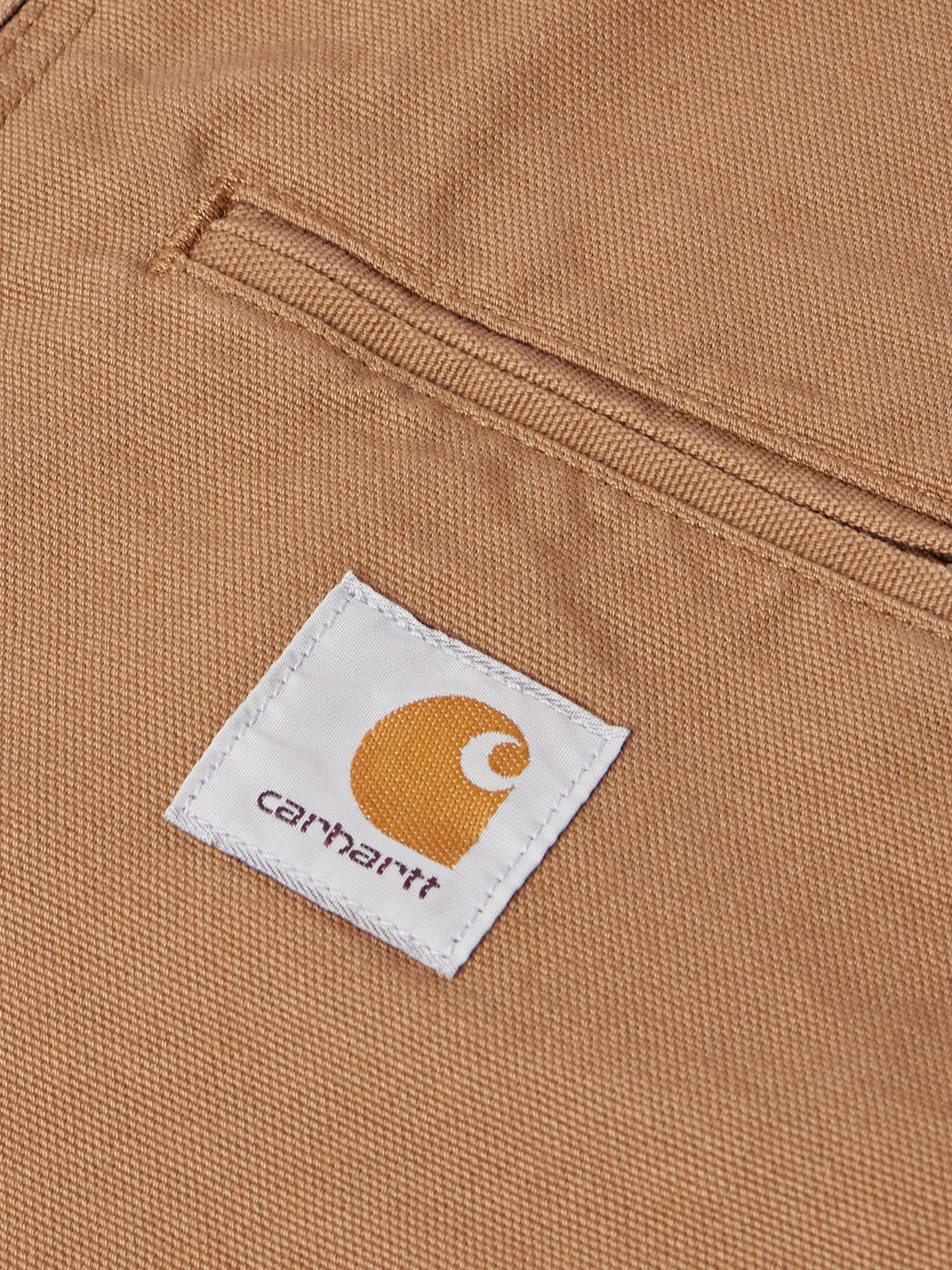 Detroit Corduroy-Trimmed Organic Cotton-Canvas Jacket Brown - 6