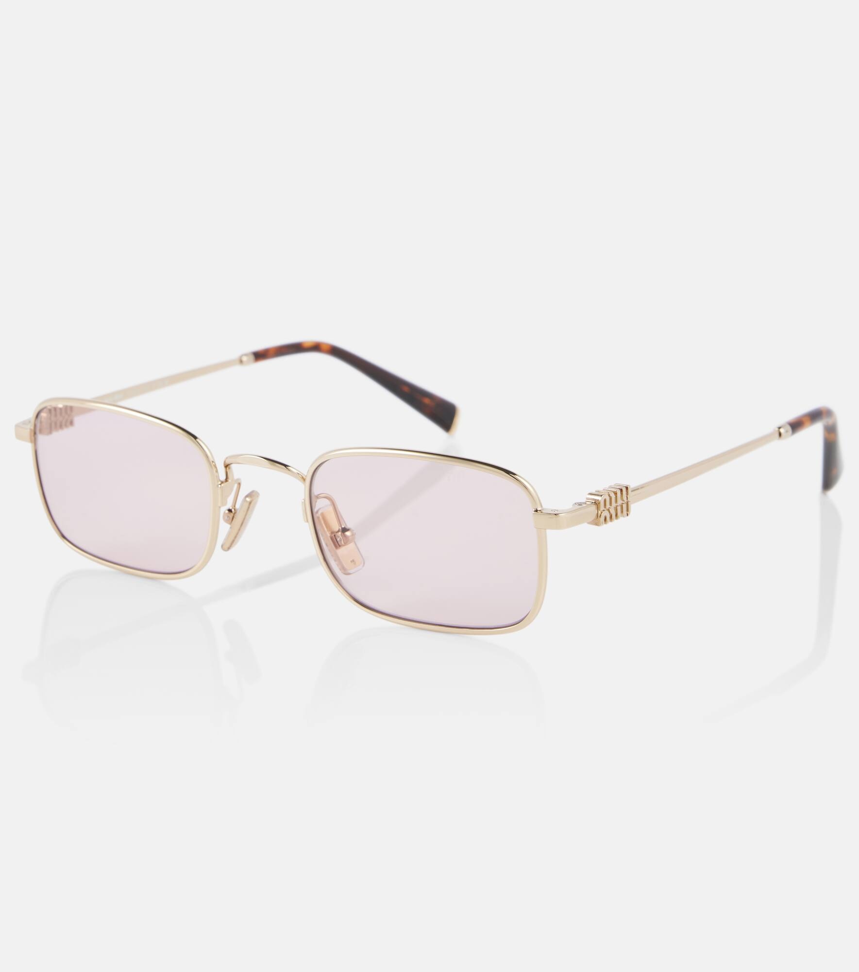 Miu Regard rectangular sunglasses - 4