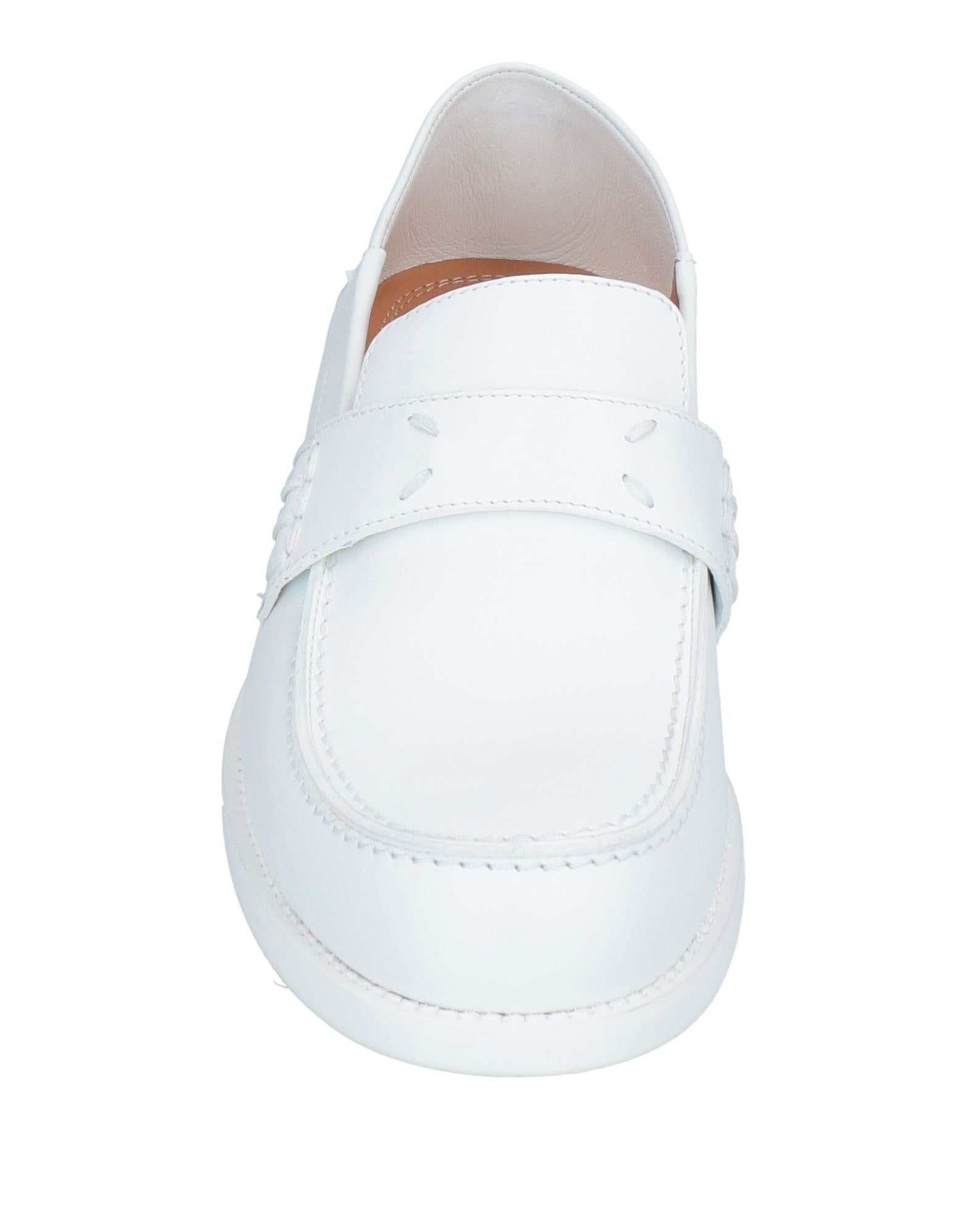 White Women's Loafers - 4