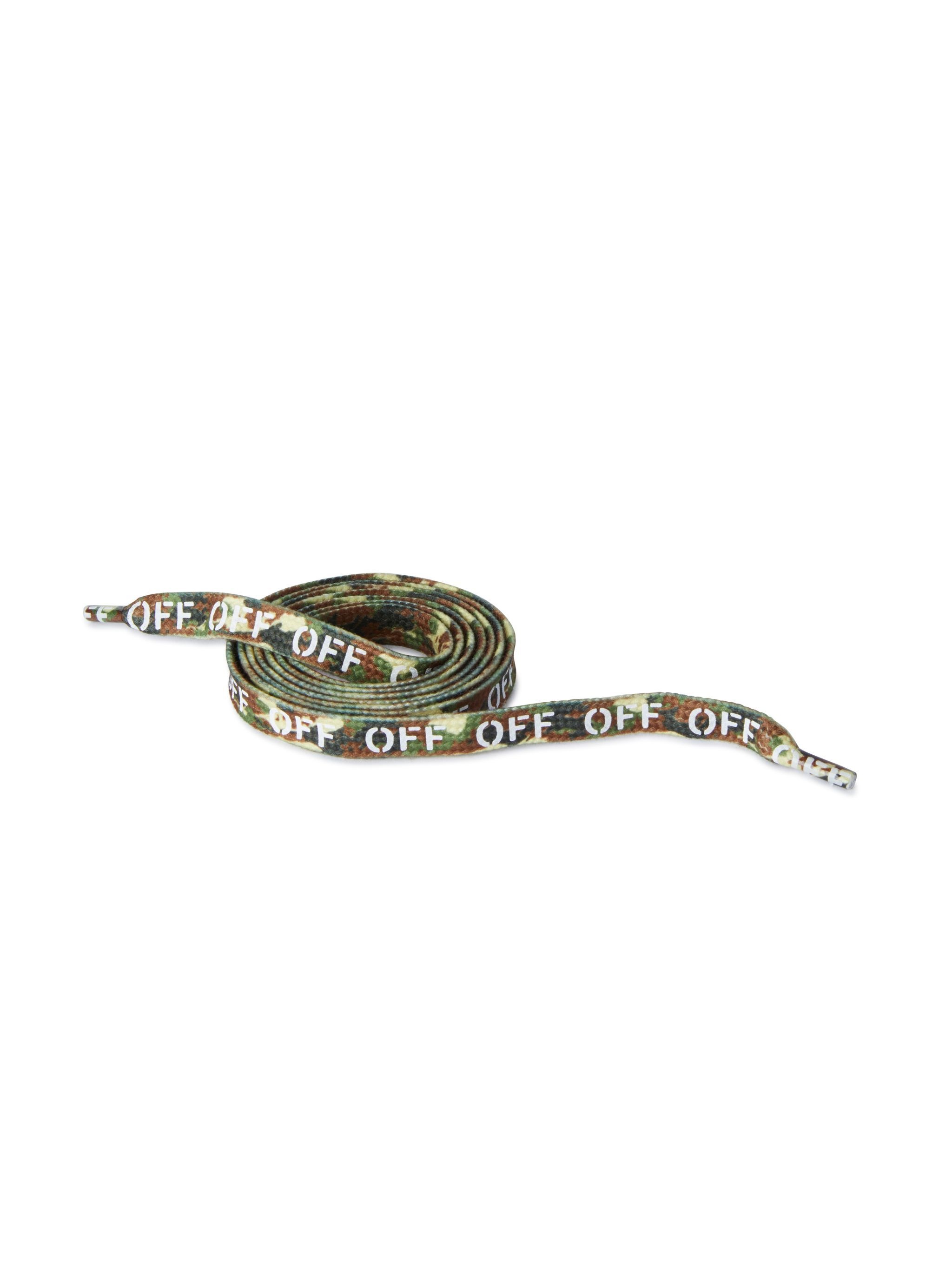 Green/White Camo Laces - 2