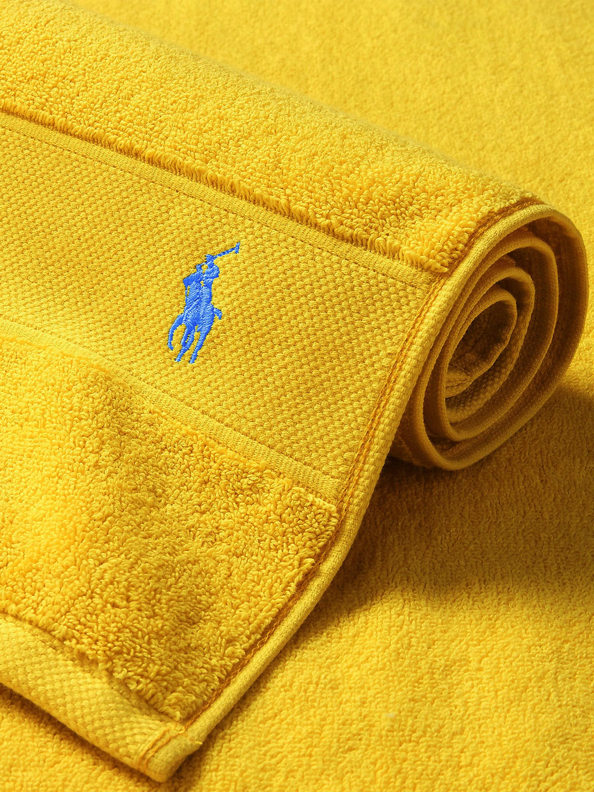 Polo Player Cotton Bath Mat - Yellowfin - 1