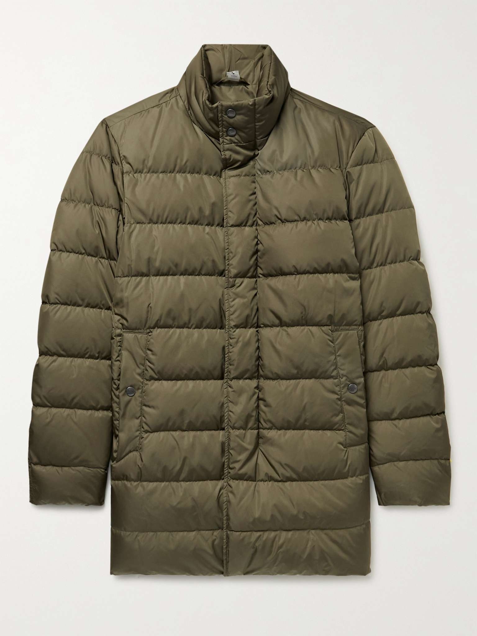 Quilted Shell Down Coat - 1