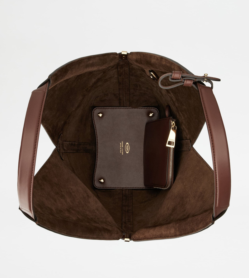 TOD'S DI BAG FOLIO SHOULDER BAG IN LEATHER SMALL - 블로윈 5