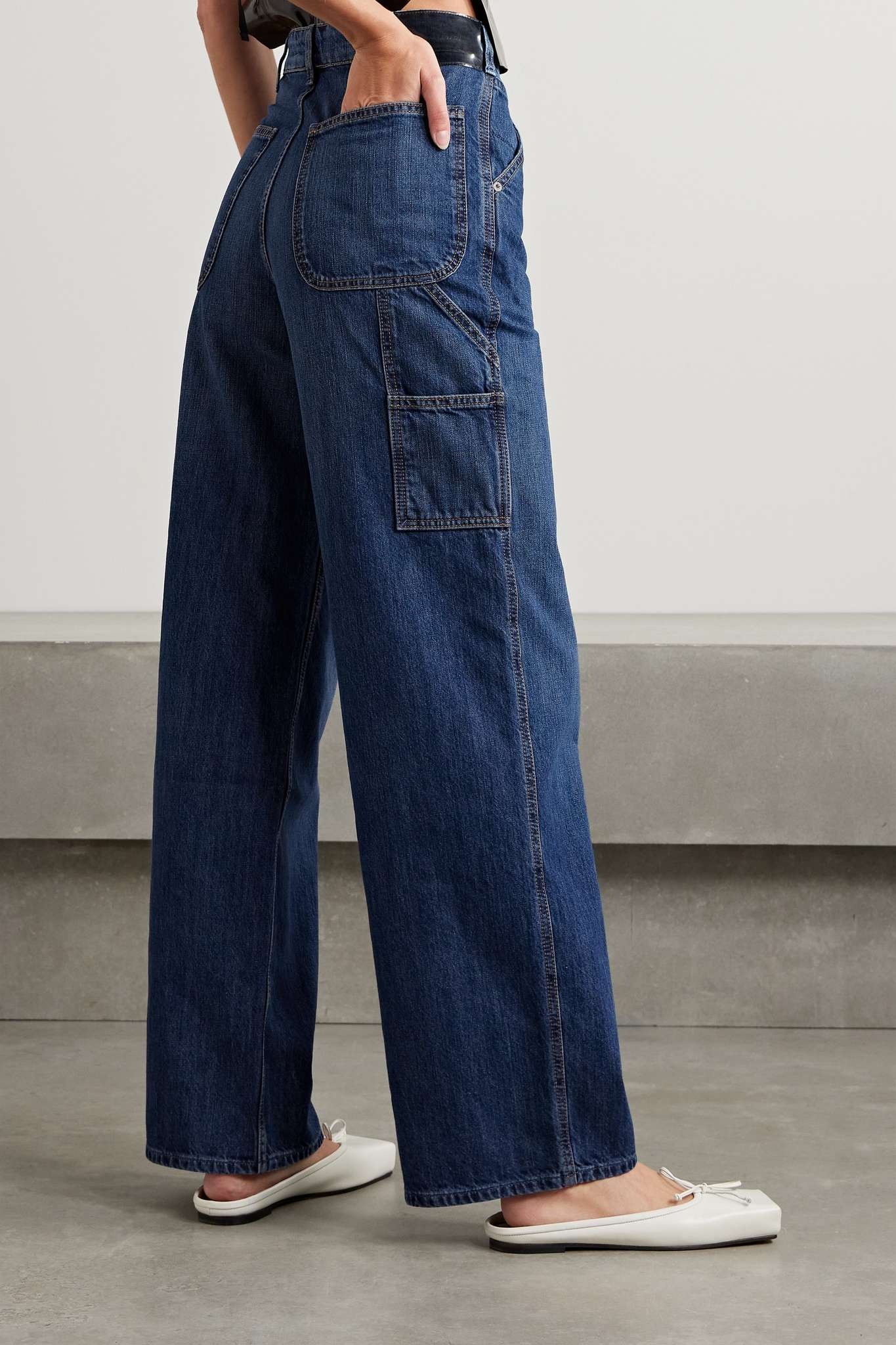 Trade mid-rise wide-leg jeans - 4