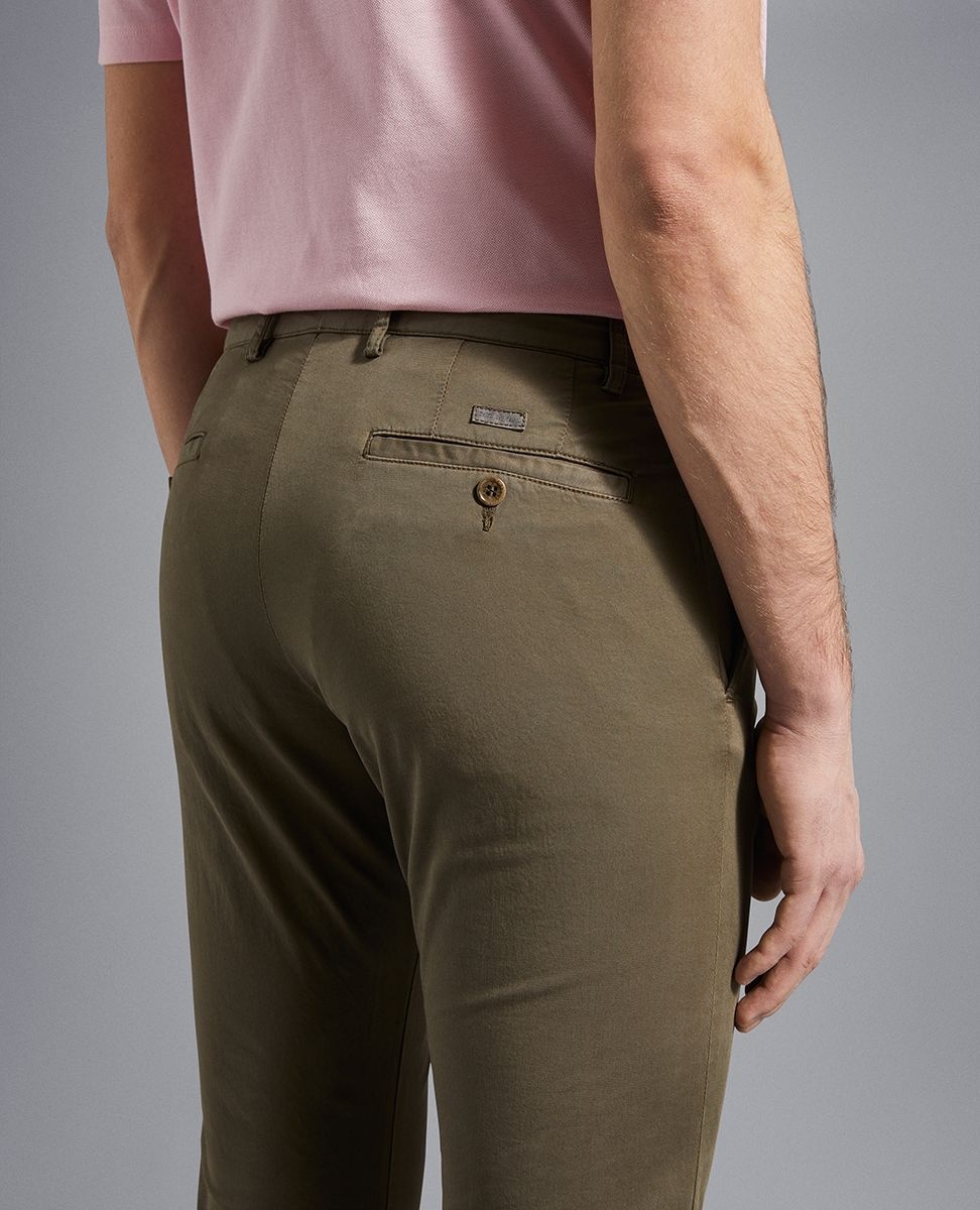 Stretch organic cotton trousers - 5