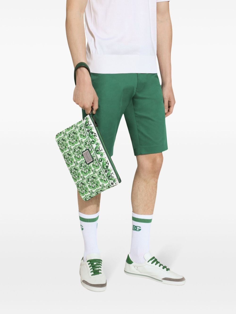 All-Over Print Clutch Bag - 2