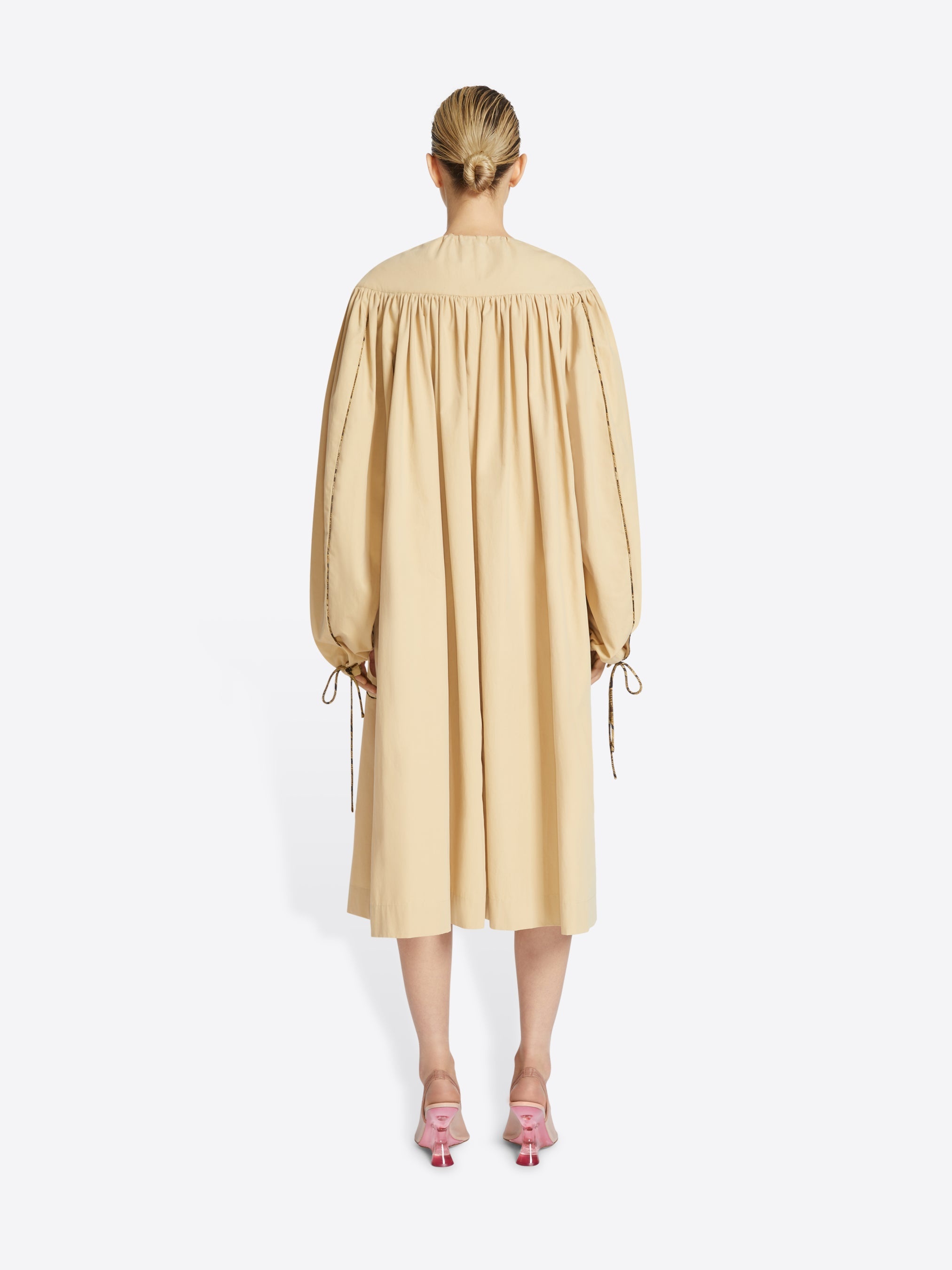 GATHERED COAT - 4