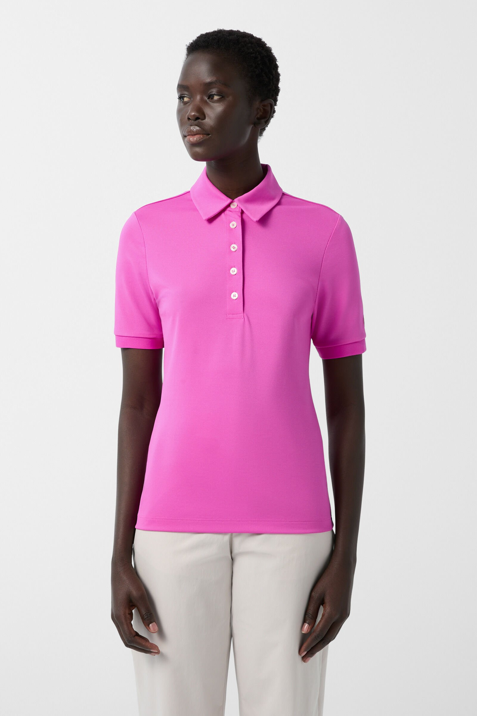 Danielle functional short-sleeved top in Pink - 2