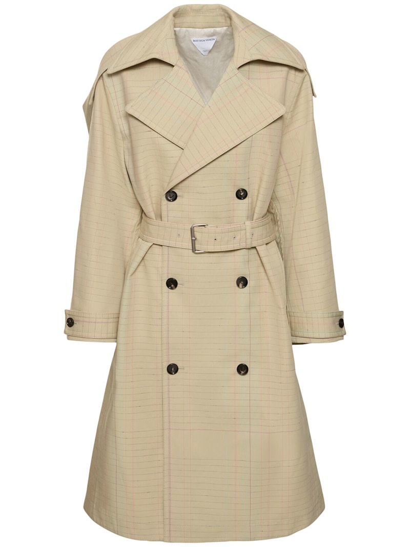 Notebook wool blend trench coat - 1