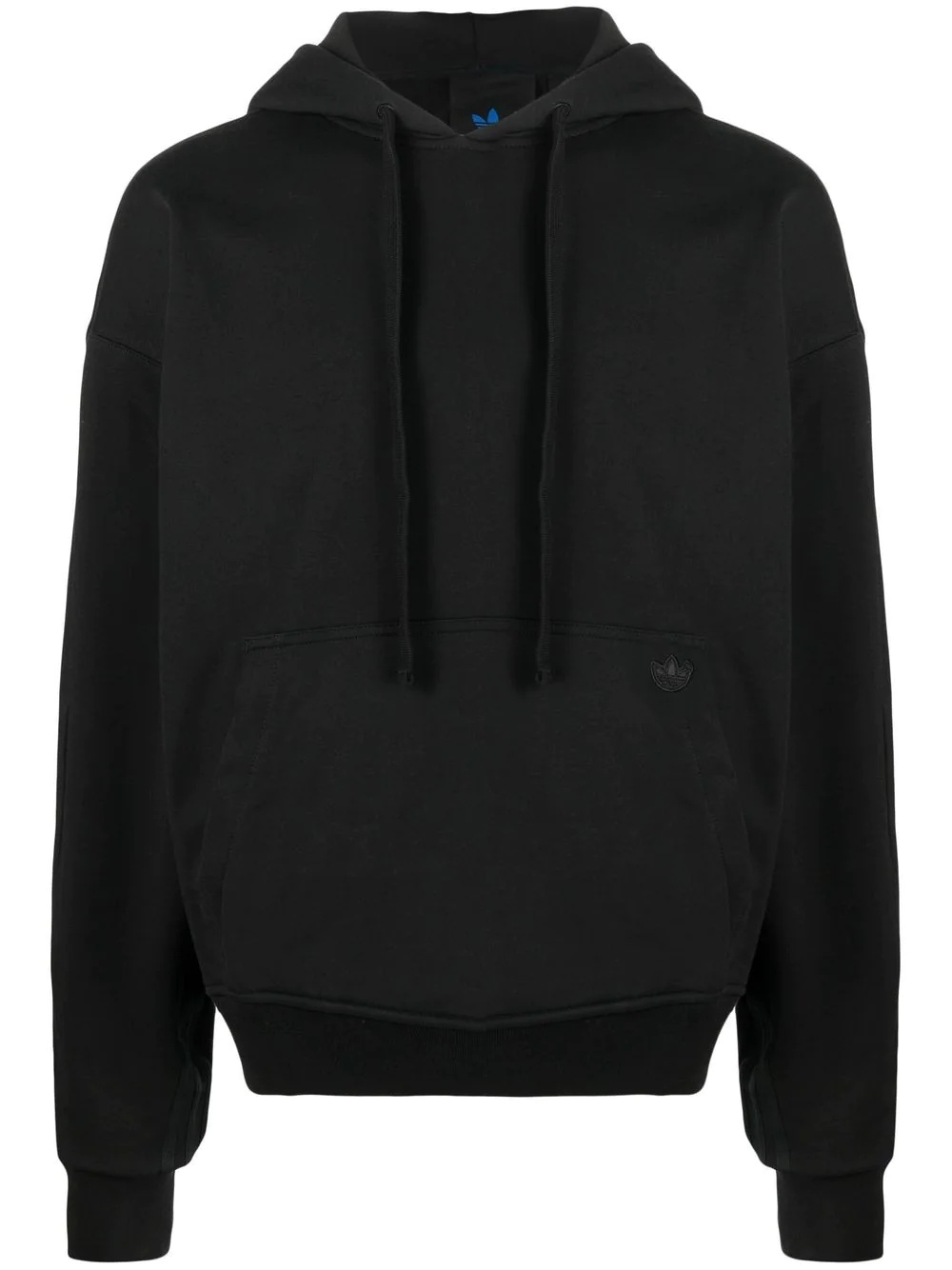 logo-embroidered hoodie - 1