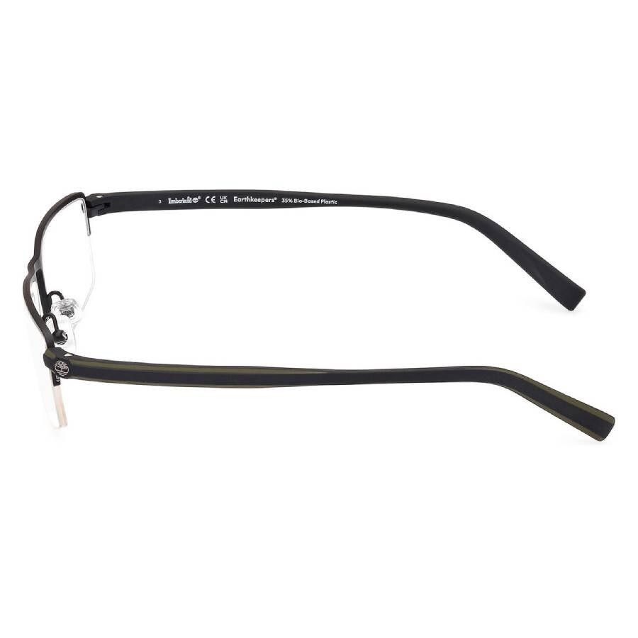 Timberland Demo Rectangular Men's Eyeglasses TB1821 002 54 - 3