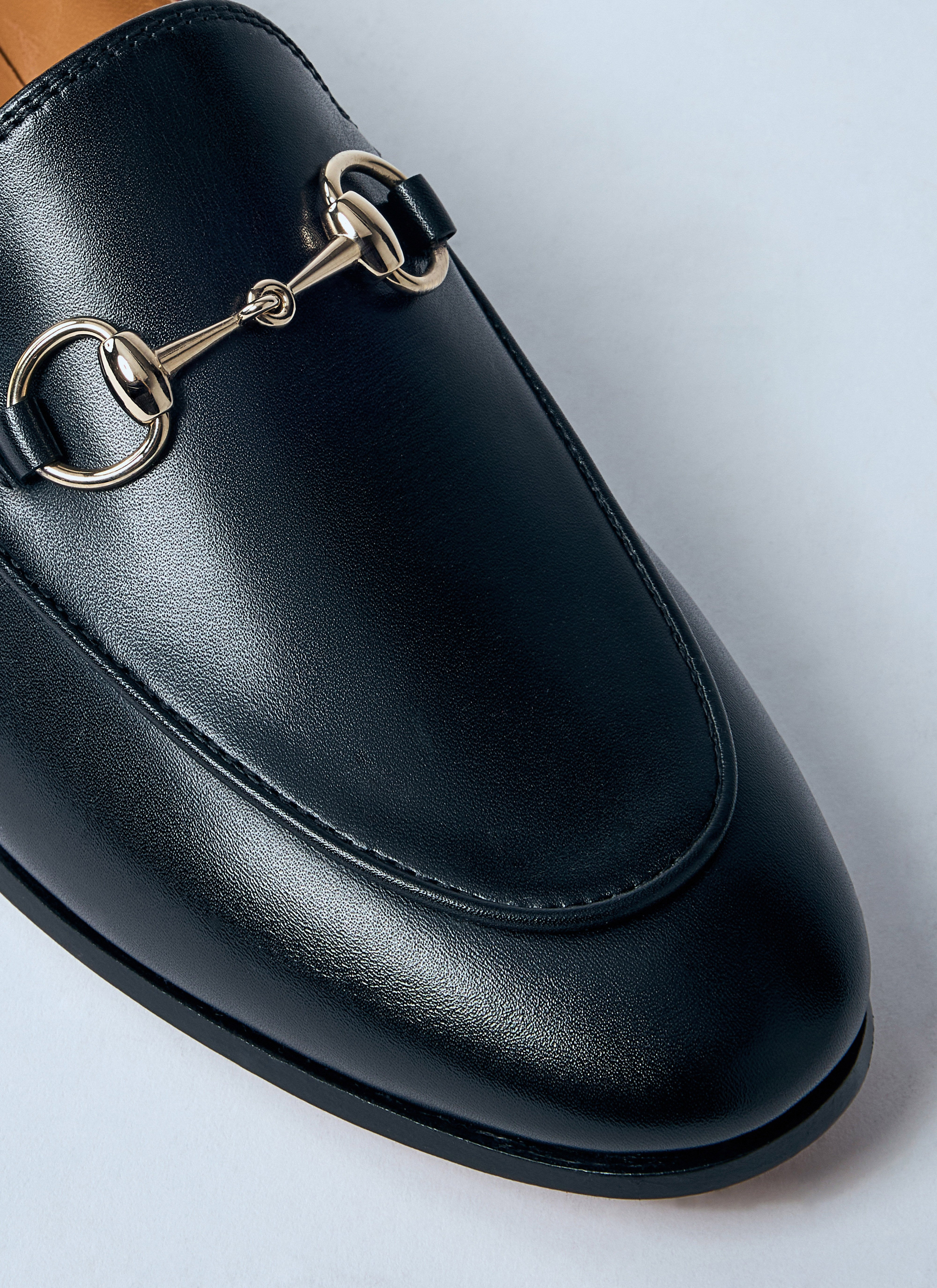 Gucci Women Jordaan Leather Loafers - 3
