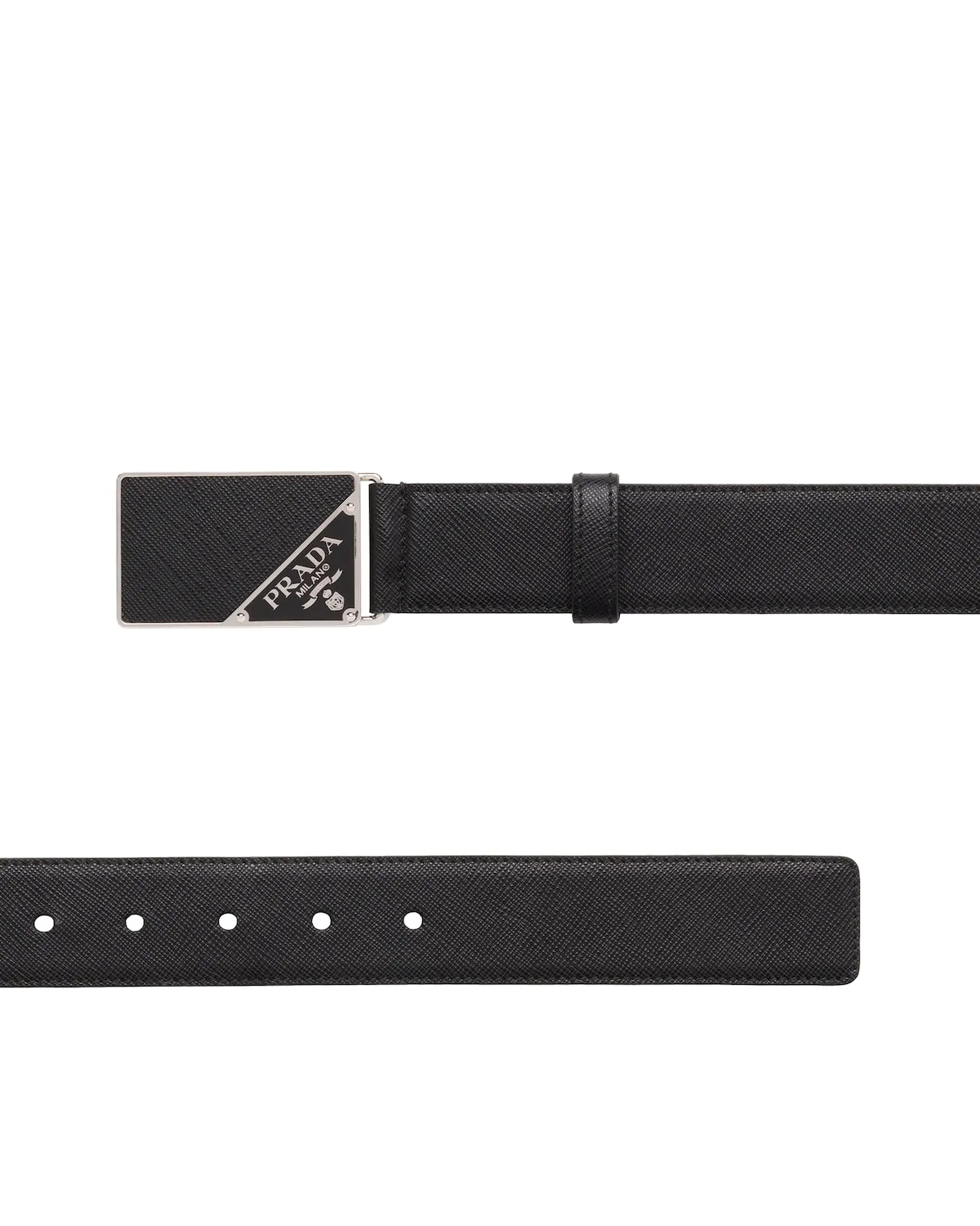 Saffiano Leather Belt - 3